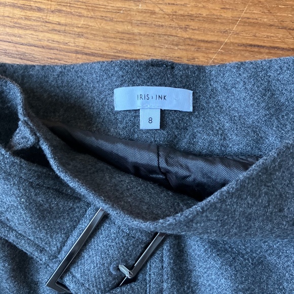 Iris & Ink grey pencil skirt - Picture 4 of 5